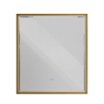 Зеркало Cezares Interni CZR-SPC-INT-1000-900-LED-TCH-WARM-BORO 100*90 с контурной подсветкой, сенсорным выключателем и подогревом брашированное золото Зеркало Cezares Interni CZR-SPC-INT-1000-900-LED-TCH-WARM-BORO 100*90 с контурной подсветкой, сенсорным выключателем и подогревом брашированное золото