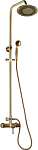 Душевая стойка Bronze DE Luxe Windsor 10118/1DF двойной цветок Душевая стойка Bronze DE Luxe Windsor 10118/1DF двойной цветок