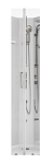 Центральная стойка с изливом Aquanet Passion R 2.0 белая №3/4 для 263868 Центральная стойка с изливом Aquanet Passion R 2.0 белая №3/4 для 263868