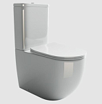 Унитаз-компакт Ceramicanova Mia CN1801 36х62 безободковый с крышкой-сиденьем микролифт Slim Унитаз-компакт Ceramicanova Mia CN1801 36х62 безободковый с крышкой-сиденьем микролифт Slim
