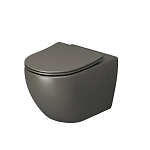Подвесной унитаз Grossman Color GR-4411GSMS 36,5*55 хаки матовый безободковый с крышкой-сиденьем микролифт Slim Подвесной унитаз Grossman Color GR-4411GSMS 36,5*55 хаки матовый безободковый с крышкой-сиденьем микролифт Slim