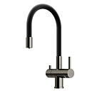 Смеситель Sancos Lucia SC4004GG для кухни с функцией подключения фильтра вороненая сталь/черный Смеситель Sancos Lucia SC4004GG для кухни с функцией подключения фильтра вороненая сталь/черный