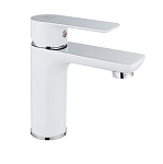 Смеситель Aquanet Arctic AF520-10СW для раковины хром/белый Смеситель Aquanet Arctic AF520-10СW для раковины хром/белый