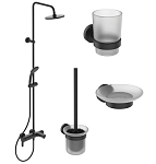 Промо-комплект Ideal Standard IdealRain BL749S3 черный матовый Промо-комплект Ideal Standard IdealRain BL749S3 черный матовый