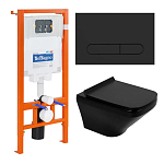 Комплект инсталляции 4в1 BelBagno (унитаз Sela BB3201CHR-MB с сиденьем BB3201SC-MB + система инсталляции BB002-80 с кнопкой смыва BB007-PR-NERO.M) Комплект инсталляции 4в1 BelBagno (унитаз Sela BB3201CHR-MB с сиденьем BB3201SC-MB + система инсталляции BB002-80 с кнопкой смыва BB007-PR-NERO.M)