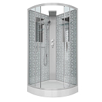 Душевая кабина Niagara Luxe NG-7715WBK 90х90х210 без крыши Душевая кабина Niagara Luxe NG-7715WBK 90х90х210 без крыши
