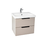 Тумба с раковиной Viant Сицилия VSIC60MDCAP-T2YP 60 подвесная капучино (раковина Moduo 60)