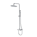 Душевая стойка Boheme Stick 128-CRCR.4 с изливом хром, ручка Spirale