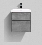 Тумба с раковиной BelBagno Pietra Mini 50 с асимметричными ящиками Stucco Cemento Тумба с раковиной BelBagno Pietra Mini 50 с асимметричными ящиками Stucco Cemento