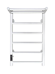 Электрический полотенцесушитель Grois Laura GR-151 40*70 с полкой L белый матовый