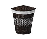 Плетеная корзина для белья с крышкой WasserKRAFT Salm WB-270-L 41*41 Плетеная корзина для белья с крышкой WasserKRAFT Salm WB-270-L 41*41