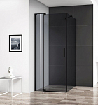 Душевой уголок Cezares SLIDER-AH-1-90-70/80-GRIGIO-NERO 70/80*90*195 профиль черный стекло тонированное без поддона Душевой уголок Cezares SLIDER-AH-1-90-70/80-GRIGIO-NERO 70/80*90*195 профиль черный стекло тонированное без поддона