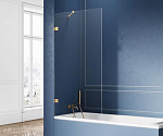 Душевая шторка на ванну New Trendy Avexa Gold Brushed EXK-2006 70*150 L/R Душевая шторка на ванну New Trendy Avexa Gold Brushed EXK-2006 70*150 L/R