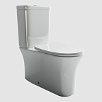 Унитаз-компакт Ceramicanova Star CN1904 39*65 безободковый с крышкой-сиденьем микролифт Slim Унитаз-компакт Ceramicanova Star CN1904 39*65 безободковый с крышкой-сиденьем микролифт Slim