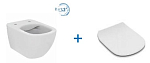 Промо-комплект Ideal Standard Подвесной унитаз Tesi RimLS+ 36,5*53,5 безободковый + крышка-сиденье Tesi микролифт Промо-комплект Ideal Standard Подвесной унитаз Tesi RimLS+ 36,5*53,5 безободковый + крышка-сиденье Tesi микролифт
