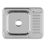 Кухонная мойка Iddis Basic BAS65PLi77 65*50 нерж. сталь, полир., чаша слева Кухонная мойка Iddis Basic BAS65PLi77 65*50 нерж. сталь, полир., чаша слева