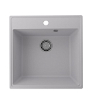 Кухонная мойка Ulgran Quartz Forte 505 50,5*50,5 (04, платина) Кухонная мойка Ulgran Quartz Forte 505 50,5*50,5 (04, платина)