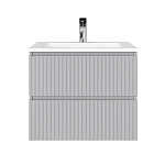 Тумба под раковину Raval Coste 60 подвесная светло-серая Тумба под раковину Raval Coste 60 подвесная светло-серая