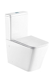 Унитаз-компакт WeltWasser Gelbach 001 XL GL-WT 37,5*67,5 белый глянец безободковый с крышкой-сиденьем микролифт Slim Унитаз-компакт WeltWasser Gelbach 001 XL GL-WT 37,5*67,5 белый глянец безободковый с крышкой-сиденьем микролифт Slim