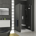 Душевая дверь в нишу Ravak SmartLine SMSD2-100 B-R 100*190 профиль глянцевый хром, стекло Transparent без поддона Душевая дверь в нишу Ravak SmartLine SMSD2-100 B-R 100*190 профиль глянцевый хром, стекло Transparent без поддона