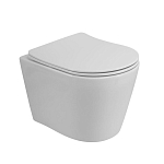 Подвесной унитаз Art&Max Tito 36,5*51,5 безободковый с крышкой-сиденьем микролифт Подвесной унитаз Art&Max Tito 36,5*51,5 безободковый с крышкой-сиденьем микролифт