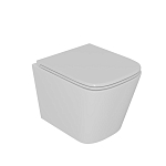 Подвесной унитаз D&K Berlin DT1436016 34*49 безободковый с крышкой-сиденьем микролифт белый Подвесной унитаз D&K Berlin DT1436016 34*49 безободковый с крышкой-сиденьем микролифт белый