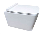 Подвесной унитаз Ceruttispa Maiella Aria MW CT9164 35*49 безободковый, матовый белый с крышкой-сиденьем микролифт Slim Подвесной унитаз Ceruttispa Maiella Aria MW CT9164 35*49 безободковый, матовый белый с крышкой-сиденьем микролифт Slim