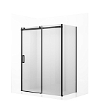 Душевой уголок Ambassador Benefit 19021203HB-110HB 140*110*200 L/R черный матовый без поддона