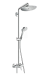 Душевая стойка Hansgrohe Croma Select 280 с верхним душем и смесителем