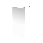 Душевая перегородка Kerama Marazzi Vetro 100*195 профиль черный матовый без поддона Душевая перегородка Kerama Marazzi Vetro 100*195 профиль черный матовый без поддона