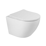 Подвесной унитаз BelBagno Sfera-R BB046CHR/SC 35,5*49 безободковый с крышкой-сиденьем микролифт Подвесной унитаз BelBagno Sfera-R BB046CHR/SC 35,5*49 безободковый с крышкой-сиденьем микролифт
