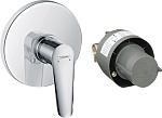 Смеситель Hansgrohe Logis E 71608000 для душа на 1 выход скрытый монтаж Смеситель Hansgrohe Logis E 71608000 для душа на 1 выход скрытый монтаж
