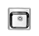Кухонная мойка Iddis Strit S STR48P0i77S 48,5*48,5 нерж. сталь, полированная с сифоном Кухонная мойка Iddis Strit S STR48P0i77S 48,5*48,5 нерж. сталь, полированная с сифоном