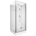 Душевая кабина Ceruttispa Bella901T 90х90х215-225 L/R без крыши Душевая кабина Ceruttispa Bella901T 90х90х215-225 L/R без крыши